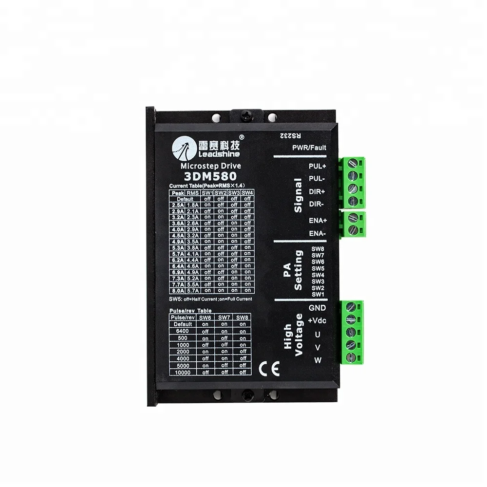 

3-фазный драйвер шагового двигателя Cloudray DM26 Leadshine 3DM580