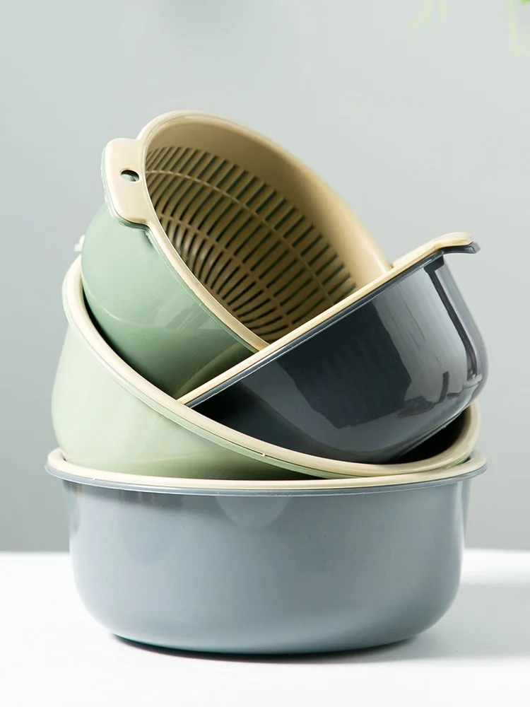 Двухслойная пустотелая миска для фруктов мыть фрукты выщелачивая корзина