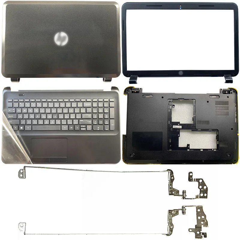 Miglior Nuovo Laptop LCD Cover Posteriore/cornice Frontale/cerniere/poggiapolsi/custodia Inferiore Per HP 15-D 250 G2 Non Touch