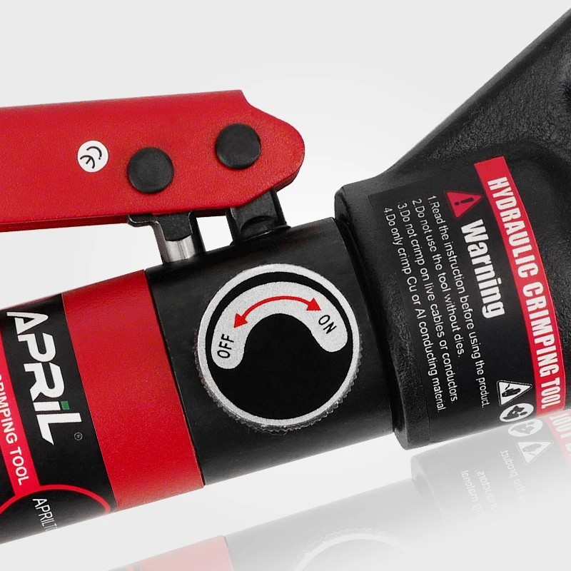 Гидравлический обжимной инструмент для проводов аккумуляторных кабелей