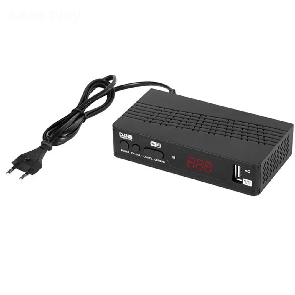 

DVB-T2 DVB-C TV Receptor Fully 1080P Digital TV Tuner DVB Terrestrial T2 TV Receiver WIFI BOX H.265 Decoder Z2B6