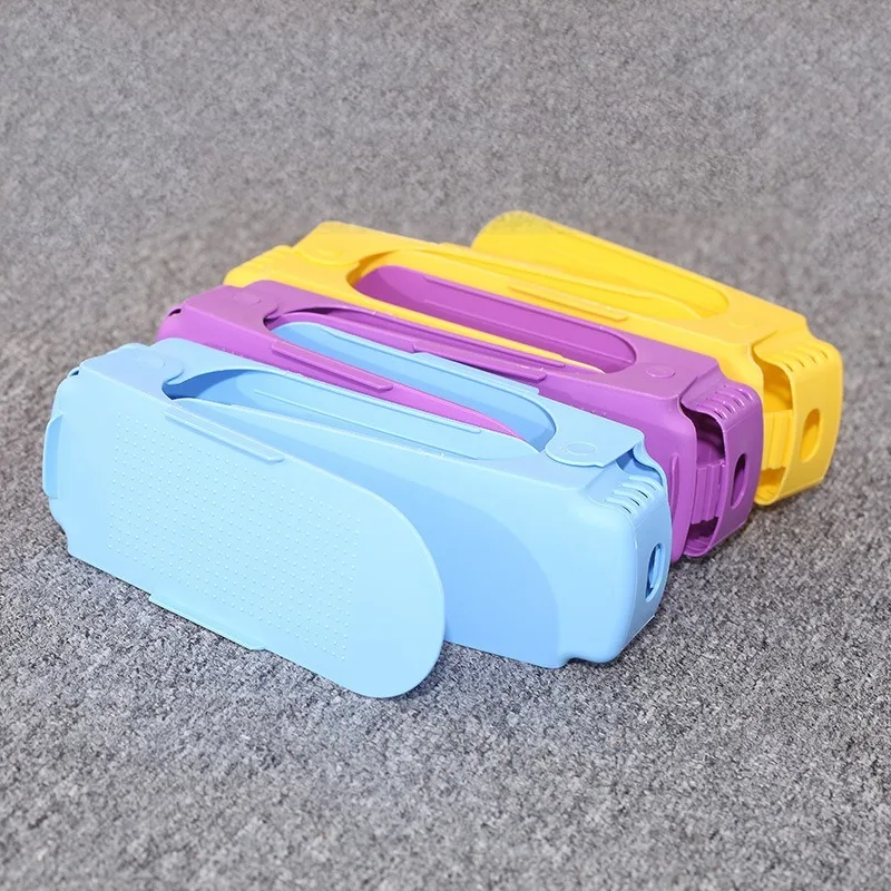 10 шт толстый цельный регулируемый стеллаж хранение обуви Простой пластиковый