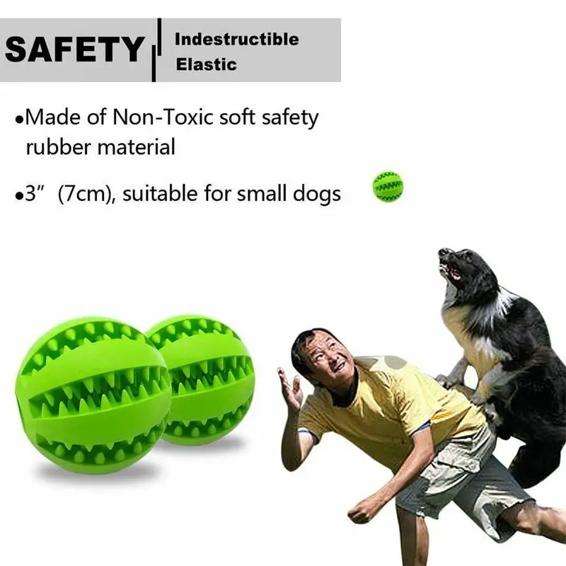 Игрушка для собак мяч чистки зубов упругий резиновый щенков игрушка домашних