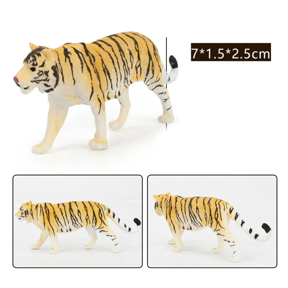 

12pcs Mini Wild Animal Set Similation Animals Figures Model Toys Educational Cognition Party Favors for Kids