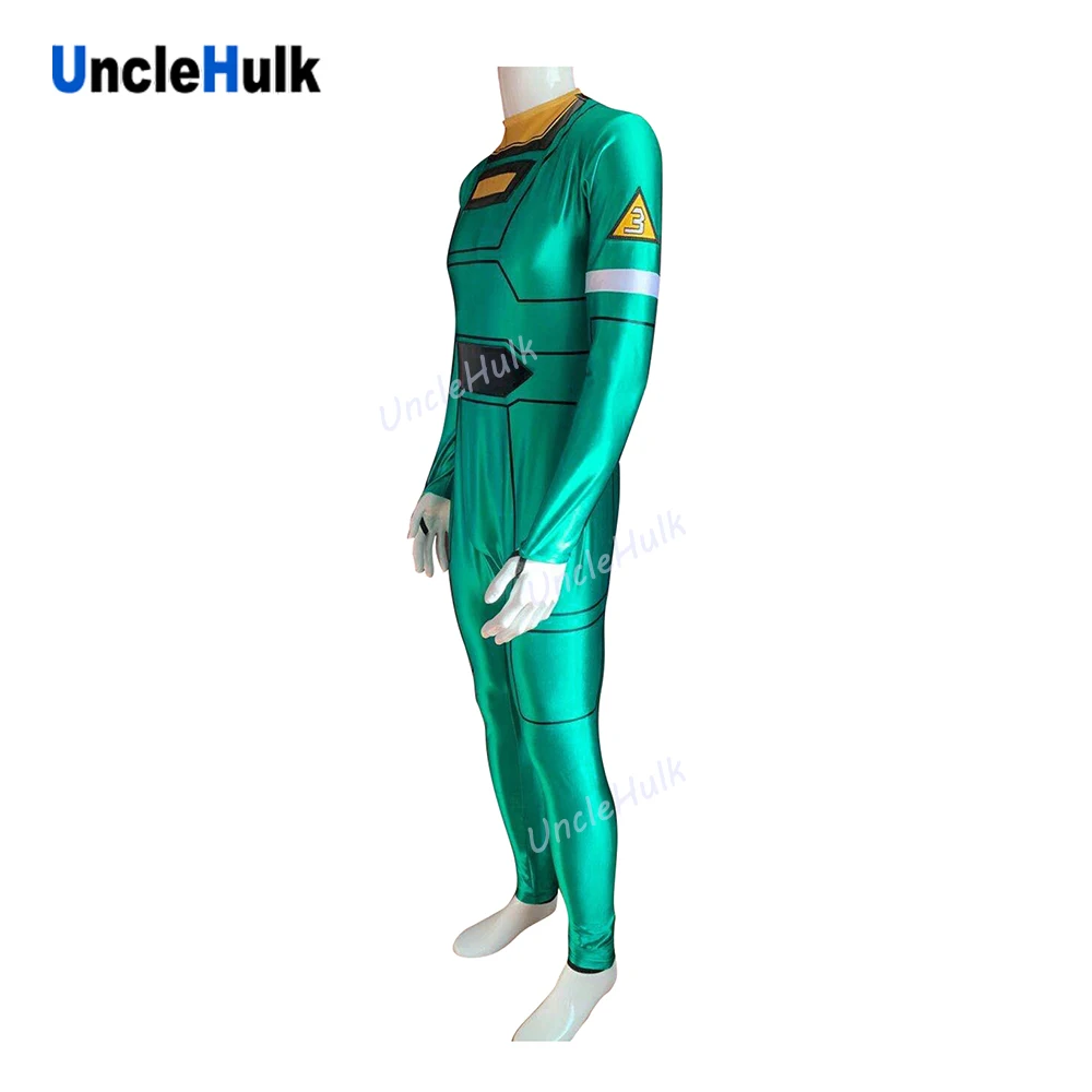 Костюм для косплея Gekisou Sentai Carranger зеленый гонщик UncleHulk | Тематическая одежда и
