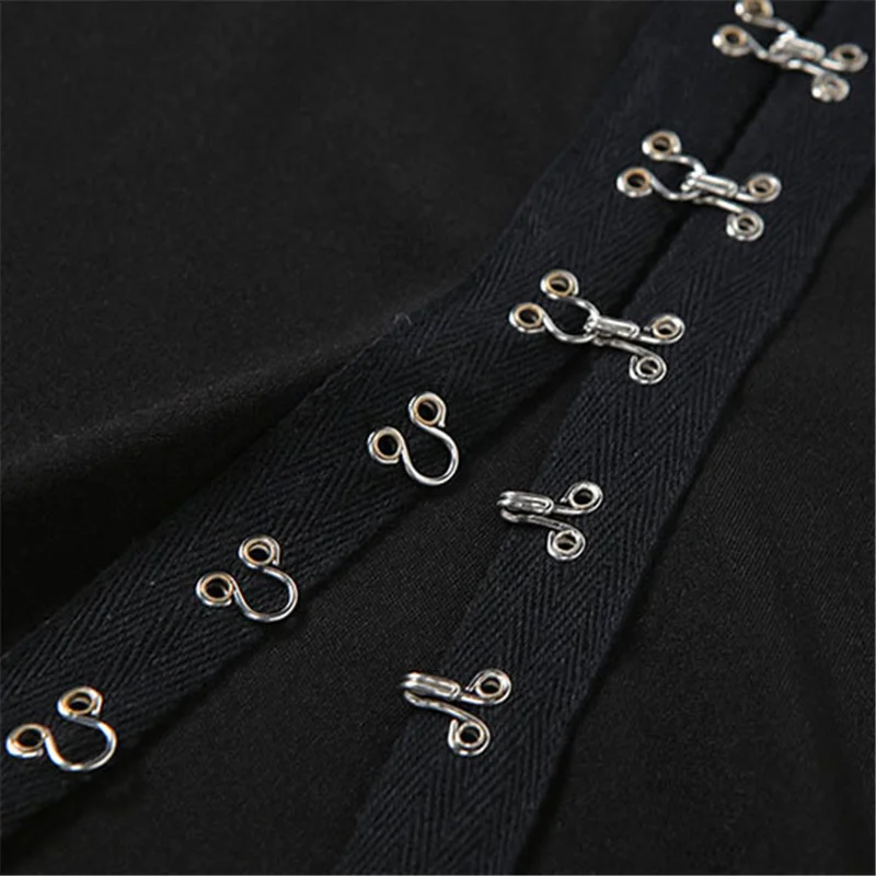 

2021 Summer Women Fanshion Backless Slim Sexy V-Neck Button Design Black Midi Dress Casual Backless Evening Party Slit Dress