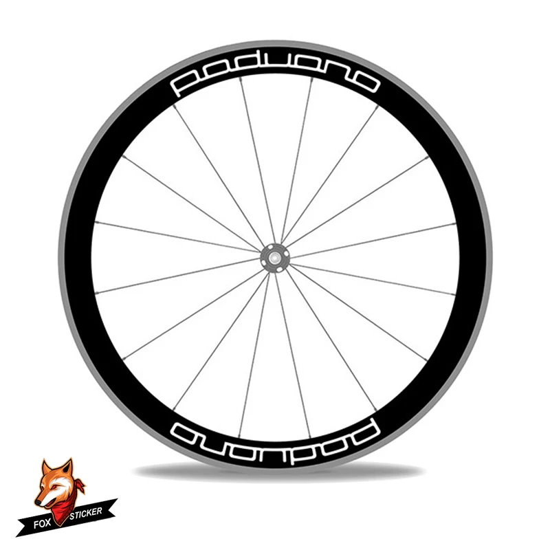 

Road Bicycle Carbon Wheel Rim Sticker 24/30/38/40/50/55/60/80/88mm 26er 27.5er 29er MTB Bike Wheels Decal for-Paduano