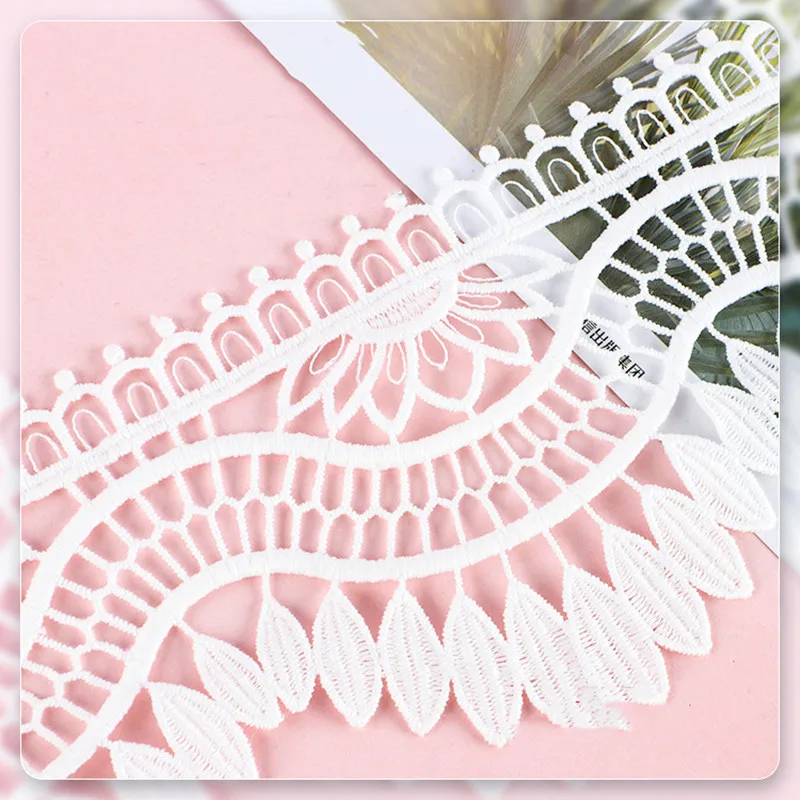 Гипюровые ленты для шитья с вышивкой 1 ярд кружевной материал в африканском стиле