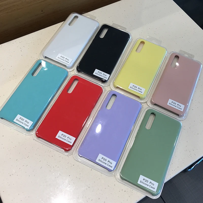 Original silicone case for Huawei P20 Lite P30 Mate 10 20 Pro 20X Y6 Y7 Y9 2018 |