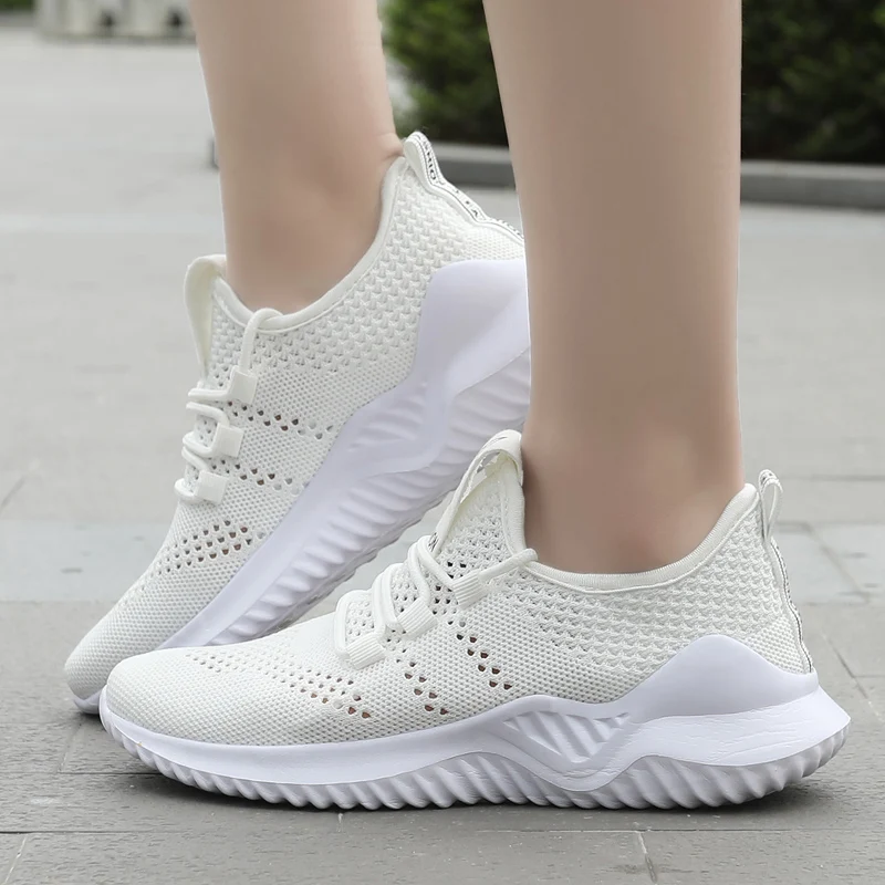 Летние женские туфли Брендовая дизайнерская обувь из дышащего сетчатого