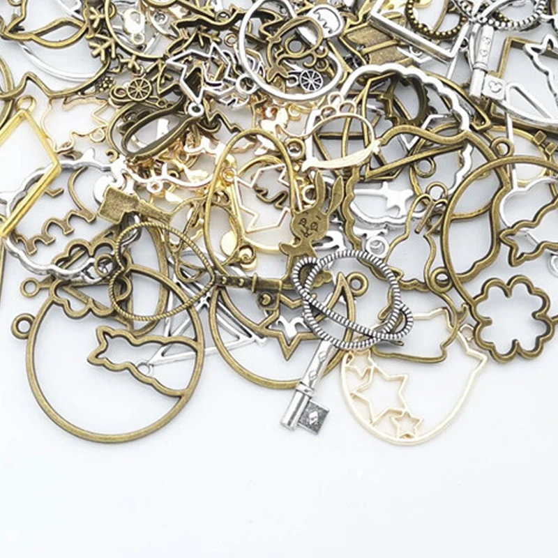 Набор для изготовления ювелирных изделий металлическая Геометрическая рамка 100