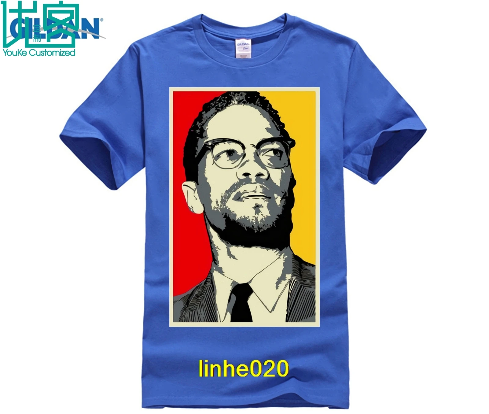 Летняя футболка с короткими рукавами надписью Remember the hero The theme Malcolm X Seek a