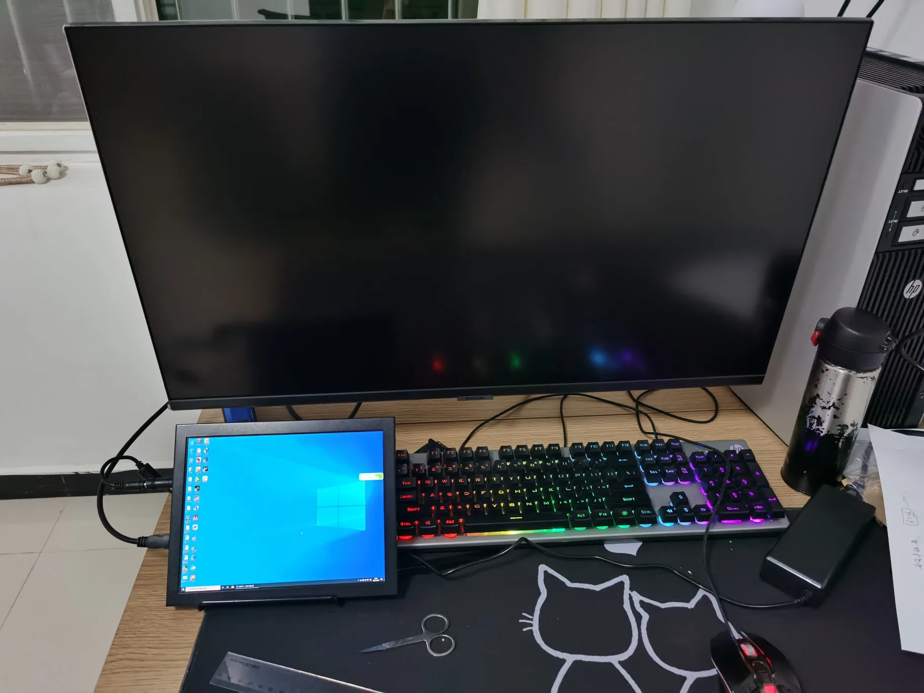 9 7 дюймовый 2K монитор 2048X153 6 портативный светодиодный дисплей мини HDMI-совместимая