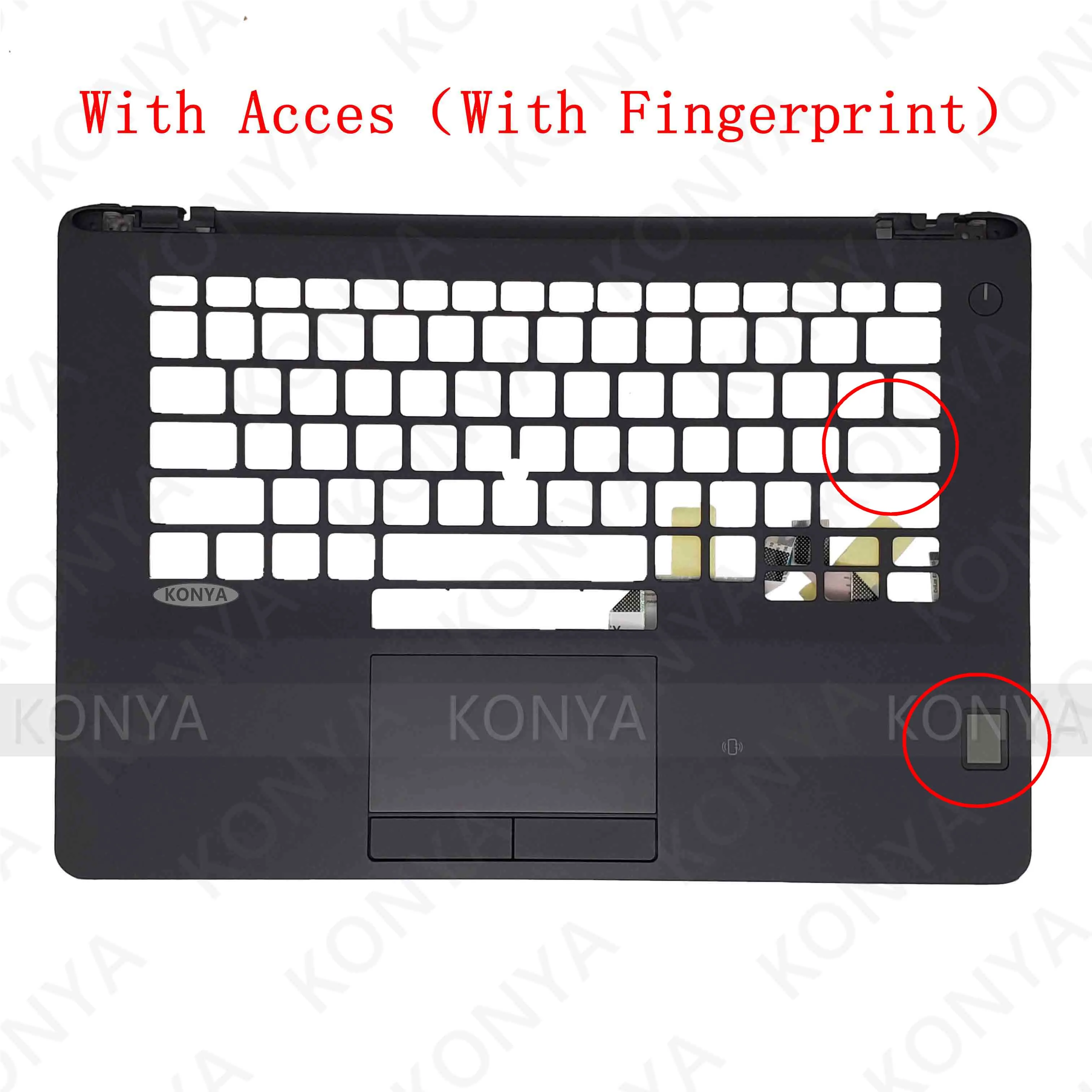 Верхний чехол для Dell Latitude E7470 plamest с тачпадом 09Y17 DGFPD XFY7W TWX2H - Цвет: 09Y17 DGFPD