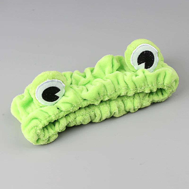 Fashionable Cute Girl Plush Ball Frog Elastic Hair Accessories Lady Wash Face Makeup Antler accessories Band | Аксессуары для