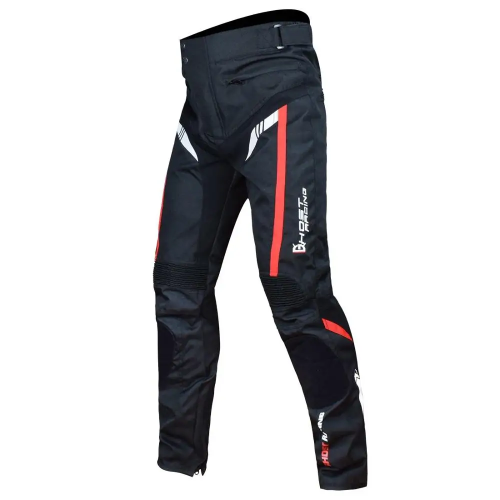 Black Pants GHOST RACING мотоциклетная куртка весна осень Мужская водонепроницаемая мотоциклетная куртка для езды на мотоцикле одежда защитное снаряжение - Цвет: Black Pants