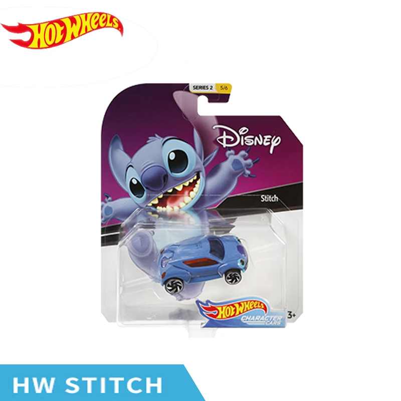 STITCH Горячие колеса Дисней Классический Персонаж тема серийные автомобили Дональд Дак Микки Минни Пиноккио родители дети игрушки рождественские подарки GCK28 - Цвет: STITCH