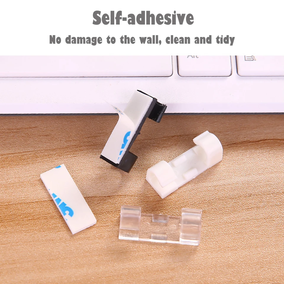 20 шт Кабельный организатор клипы iPhone Дата-кабель Winder USB зарядка управления для