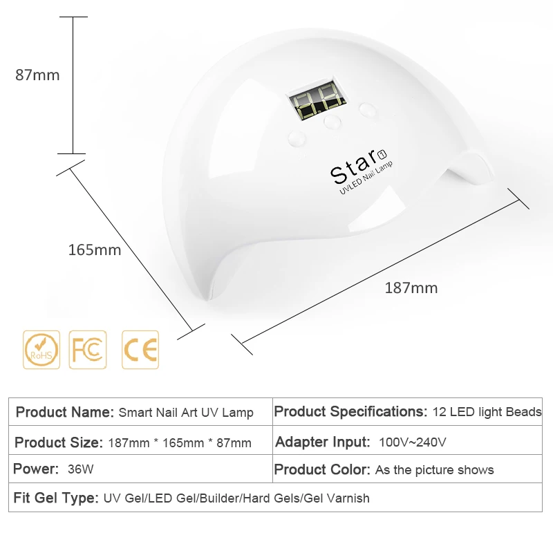 Набор инструментов для дизайна ногтей 6 шт. набор гель-лаков впитывающий базовый