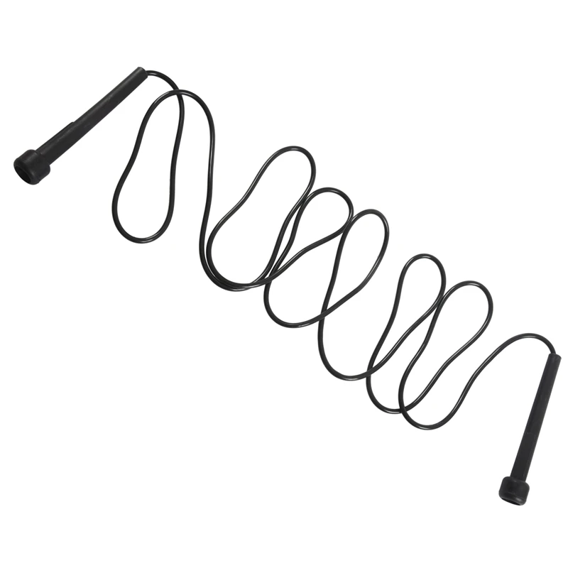 5 мм Скакалка скоростная Спортивная 2 7 м черная | Игрушки и хобби