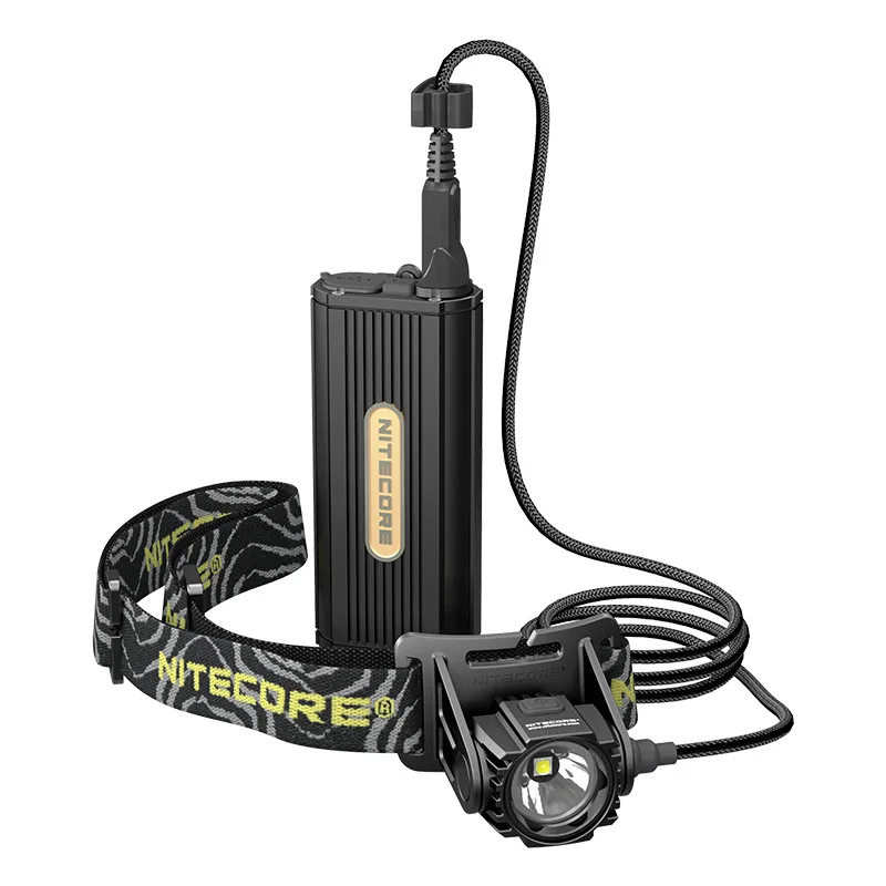 NITECORE HC70 1000 Lumens Rechargeable Cave Exploring Headlamp External Battery Pack Batteries not included Travel Free Shipping | Лампы и