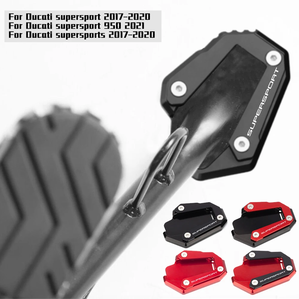 

NEW Kickstand Foot Side Stand Extension Pad Support Plate For DUCATI supersport950 supersport /S/950 supersports Accessories