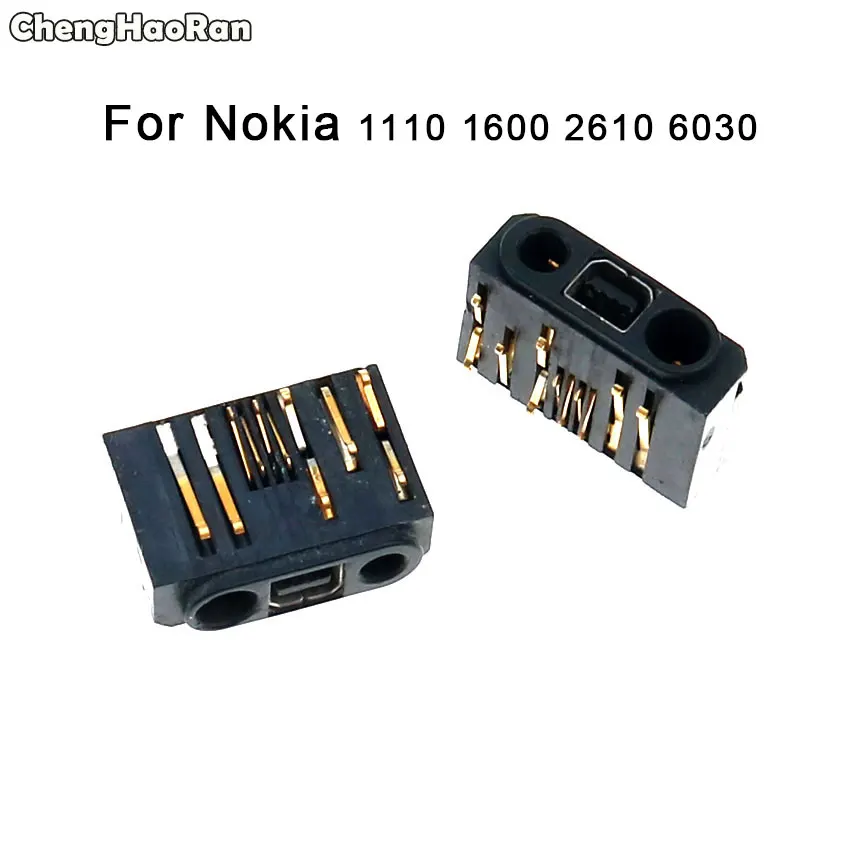 ChengHaoRan 2 шт. для Nokia 1110 1600 2610 6030 USB зарядное устройство разъем порт док станции