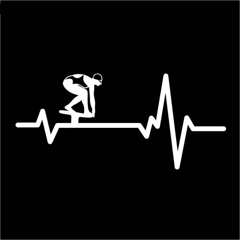 

15cmx7cm Fancy swimmer Car-Sticker Automobiles Motorcycles Window Bumper Laptop Vinyl Decal PVC Decorative Goods