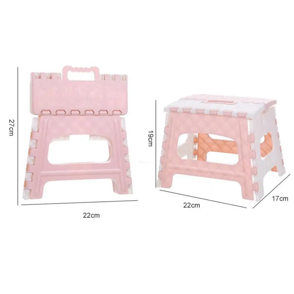 

Plastic Multi Purpose Folding Stool Kids Holding Stool Camping Home Train Outdoor Foldable Stool Outdoor Garden Bathroom Fishing