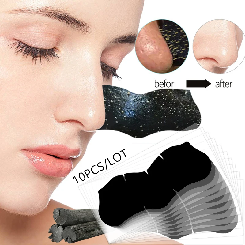10 шт. полоски для удаления чёрных точек на носу| |