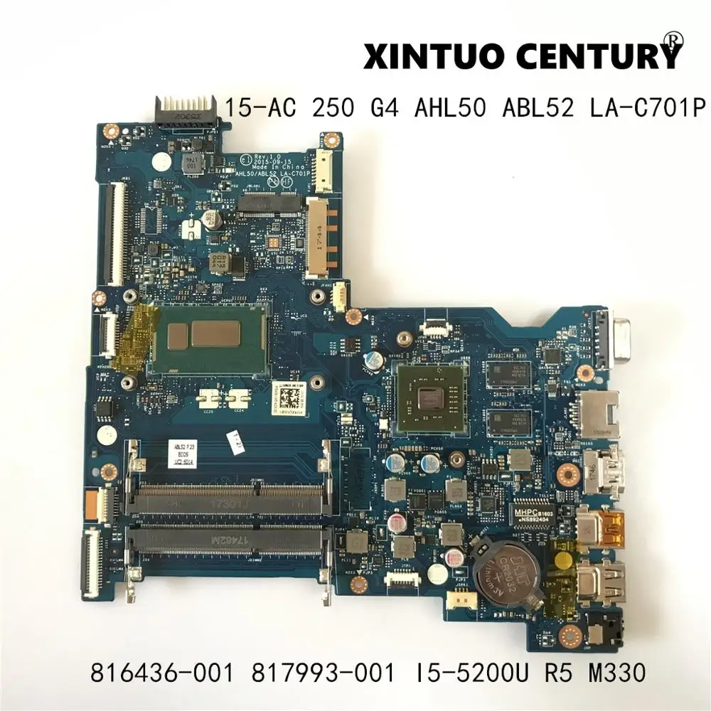 

Материнская плата для ноутбука HP 15-AC 816436 G4 817993-001 250-001