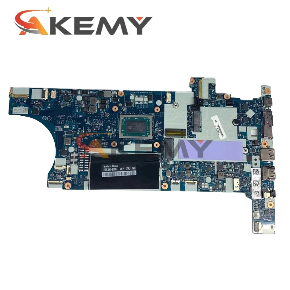 fa495 nm c131 for lenovo thinkpad t495 laptop motherboard with cpur5 3500u ram8gb 100 fully tested fru：02dm035 02dm034 free global shipping