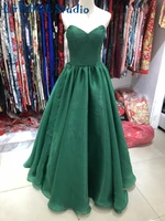 lp dql studio real pictures evenining dresses layers organza prom dresses dark green black red formal gowns zipper back