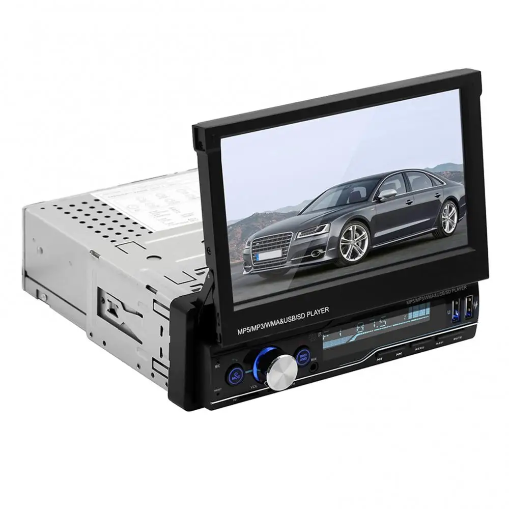 Выдвижной 7-дюймовый сенсорный экран Bluetooth автомобильное радио аксессуары для