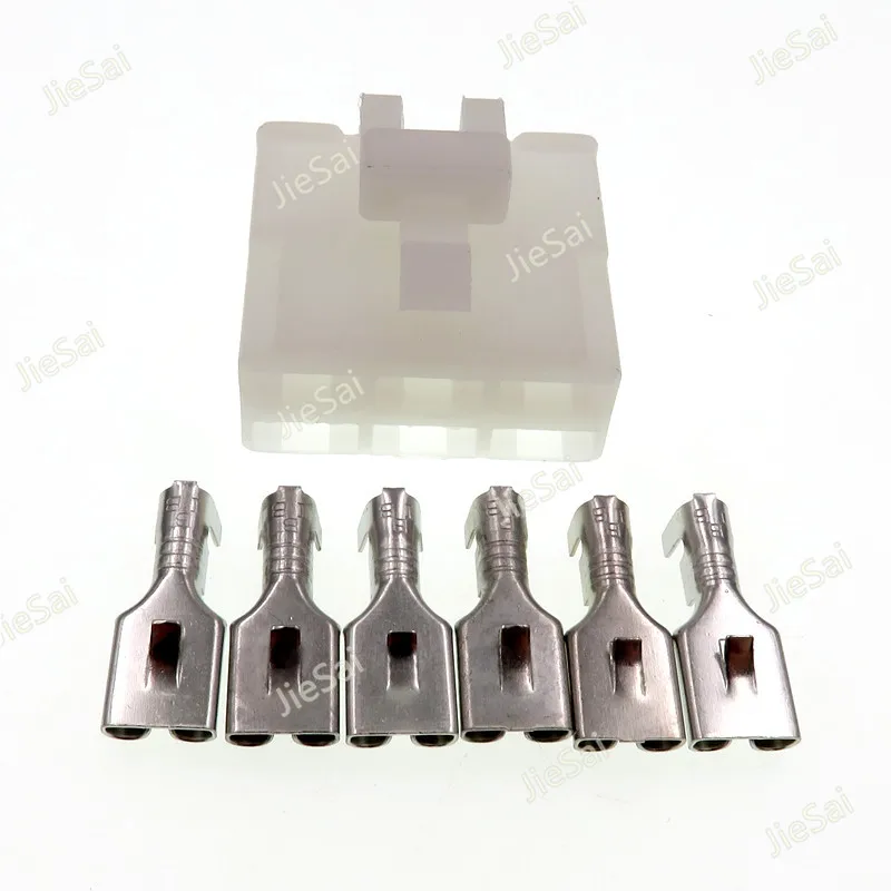 6 контактный автомобильный разъем 3 мм гнездовой подходит для высоких