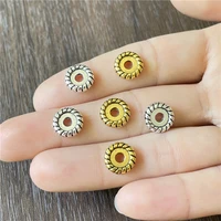 junkang alloy 10mm round spacer connectors jewelry making diy handmade bracelet necklace accessories material wholesale