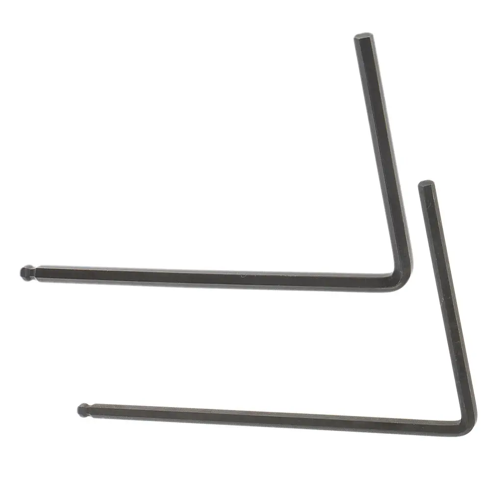 2 Pieces 12.4x7.4cm L-shape Rod Allen Wrench Guitar Adjustment Tool for | Спорт и развлечения