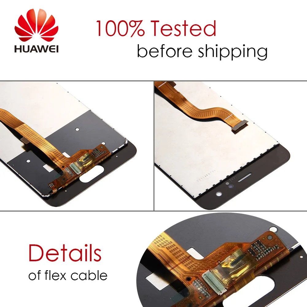 Для huawei Honor 9 STF L09 AL10 AL00 ЖК дисплей кодирующий преобразователь сенсорного экрана в