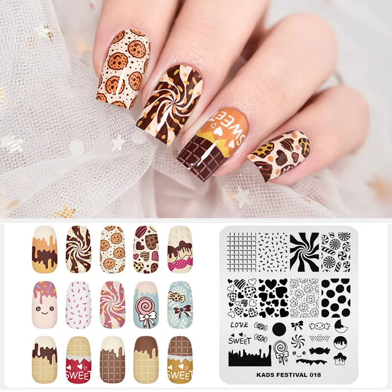 30 Styles Nail Stamping Plates Swanky Image Stencils for Polish Flowers Cartoon Art Template Design Nails | Красота и здоровье
