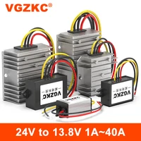 vgzkc 24v to 13 8v 1a40a dc power converter 18 40v to 13 8v automotive step down power dc dc module