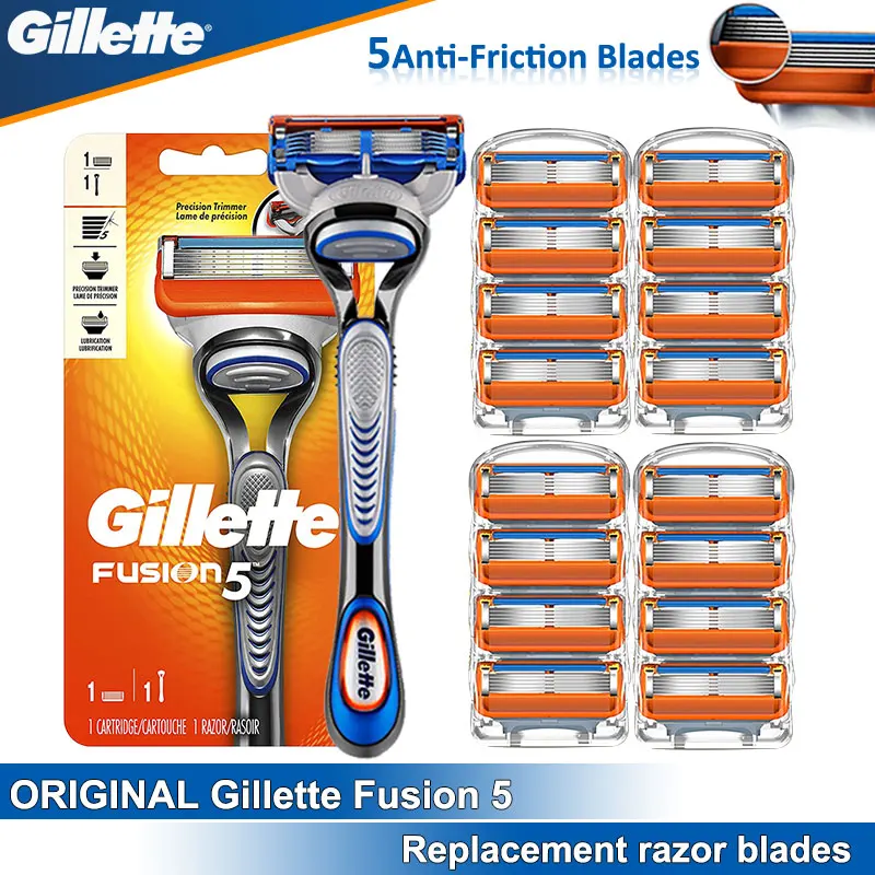 

Мужская бритва Gillette Fusion 5, безопасная бритва, кассеты, держатель для мужского бритья, бритье с новой заменой мужских t-образных лезвий