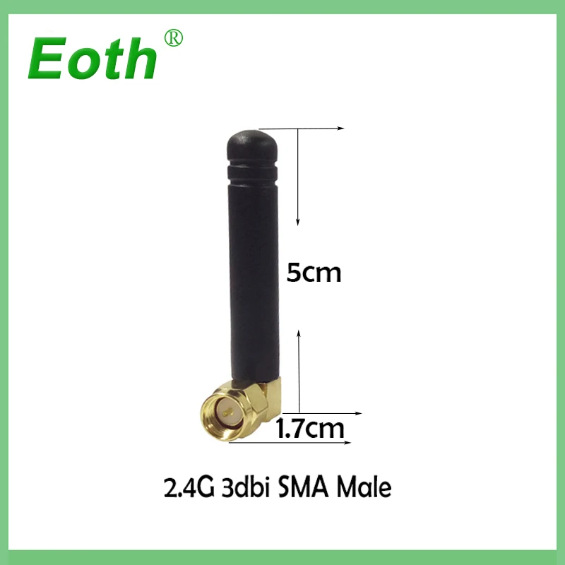 Антенна 2,4 Ghz wifi 2~ 3dbi SMA male 2,4G antena wi fi antenne Zigbee небольшого размера антенна+ PCI U. FL IPX to RP-SMA кабель-косичка