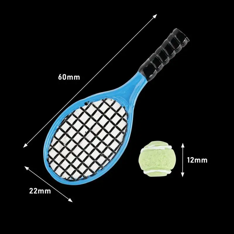 1 * Мини ракетка для тенниса + в масштабе 1:12 миниатюрная модель карманного мини