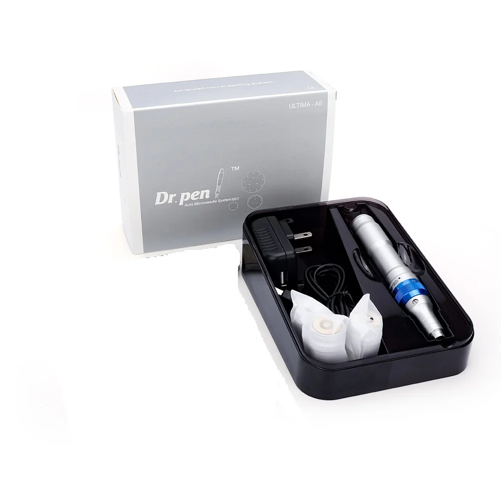 

Ultima A6 Electric Derma Pen with 12Pin Needles Stretch Marks Wrinkle Remove Eyebrows Eyeliner Lips Skin Micro Needling Tool