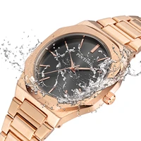 pintime fashion men super thin casual watch stainless steel waterproof quartz wristwatches simple style gift clock