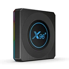 ТВ-приставка X96 X4 S905X4 Smart RGB с подсветкой, Android 11, Двухдиапазонная, 2,4 ГГц5 ГГц, Wi-Fi, Bluetooth, совместимая с медиаплеером 8K, ТВ-приставка