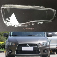 headlamp lens for mitsubishi outlander 2010 2015 headlight cover replacement front car light auto shell