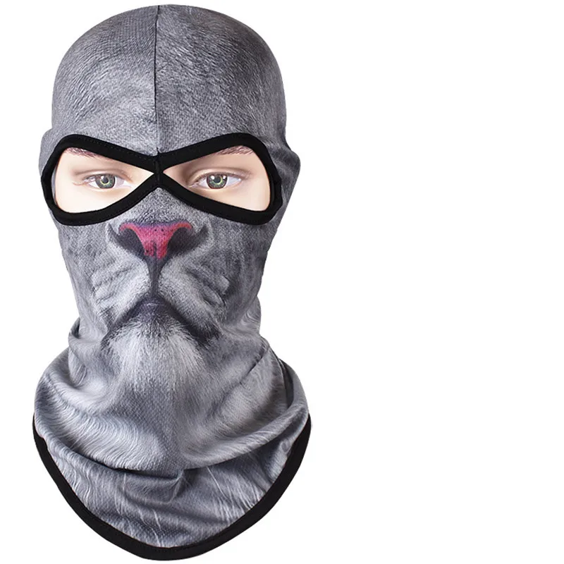 Мотоциклетная маска на все лицо брикет для мотоциклиста с 2 отверстиями