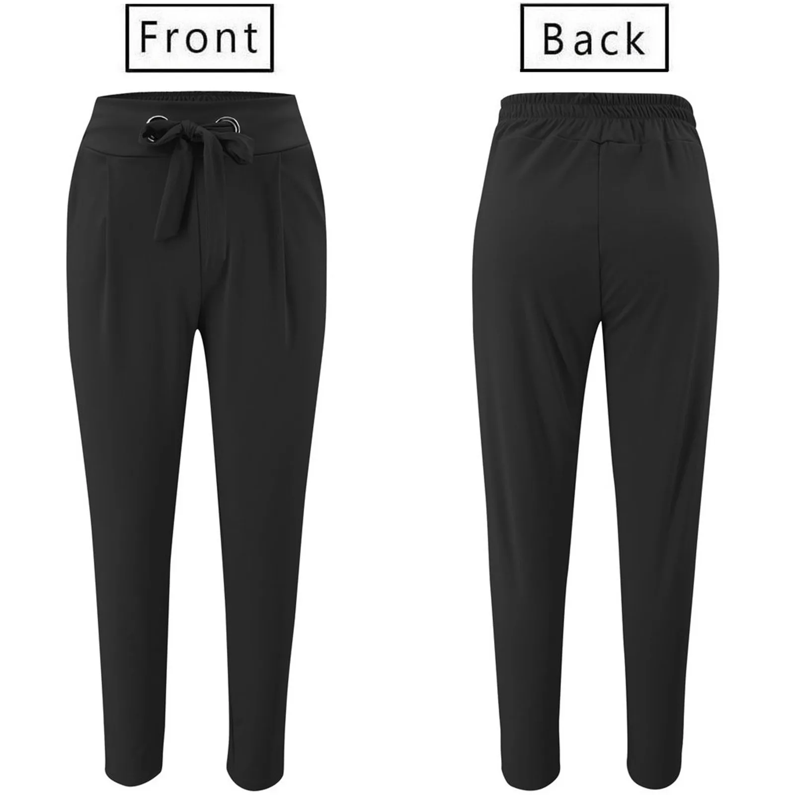

High Waist Pants Leggings Women Eight Point Casual Pants Sweat Trousers Fitness Hip