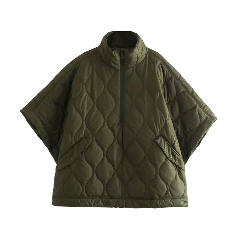 

Женская однотонная парка на молнии, теплая куртка с коротким рукавом, из хлопка в стиле ретро, осень/зима 2021